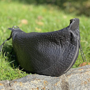 Callie Sling Crossbody Bag (bubble black) - Saratoga Botanicals, LLC