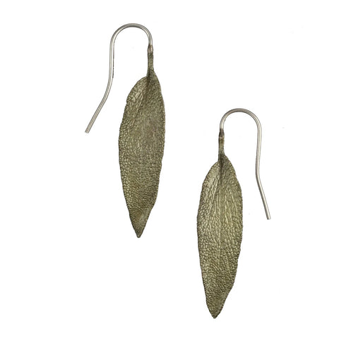 Petite Herb Sage Wire Earring