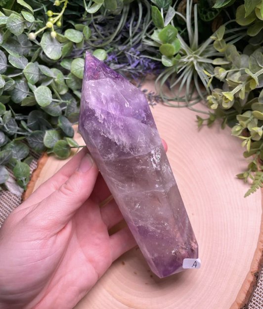 Amethyst Scepter- Copper Ashes