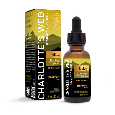 Charlotte's Web CBD Oil 60mg - Lemon Twist