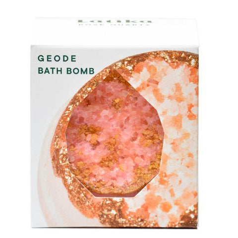 Crystal Geode Bath Bomb - Rose Quartz