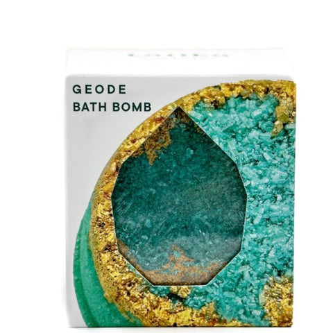 Crystal Geode Bath Bomb - Turquoise
