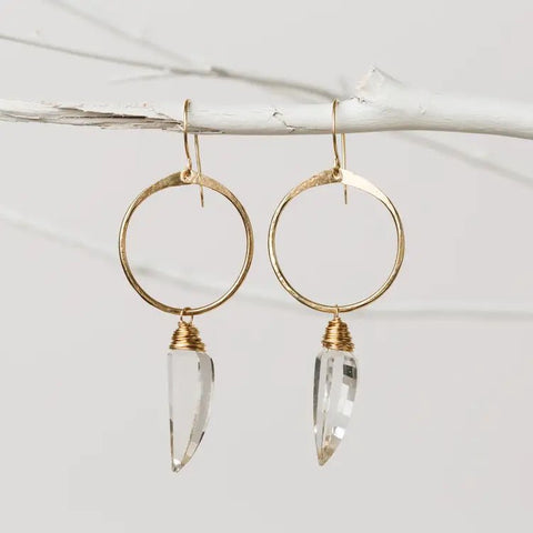 Ice Age Hoops - 14k Gold Fill