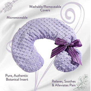 Lavender Dot Neck Pillow - Sonoma Lavender - Saratoga Botanicals, LLC