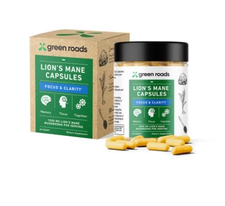 Lion's Mane Focus & Clarity Mushroom Capsules (2 pack)