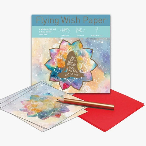 Mindful - Flying Wish Paper - 15 wishes kit