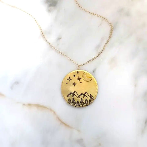 Mountain Moon Necklace