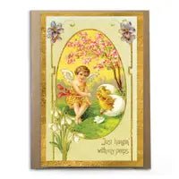 Load image into Gallery viewer, Sweet Easter Card - Just Hanging With My Peeps; Cute Easter - Saratoga Botanicals, LLC
