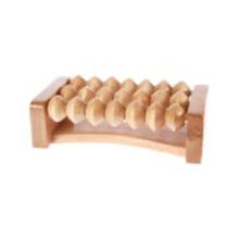 Load image into Gallery viewer, Wooden Foot Roller Reflexology Massager Tool for Stress Relief - Saratoga Botanicals, LLC
